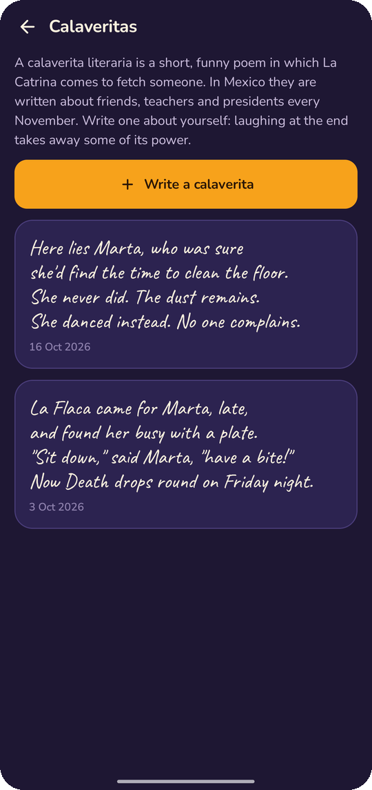 Calavera: Calaveritas