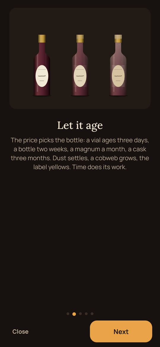 Cellar: Ageing