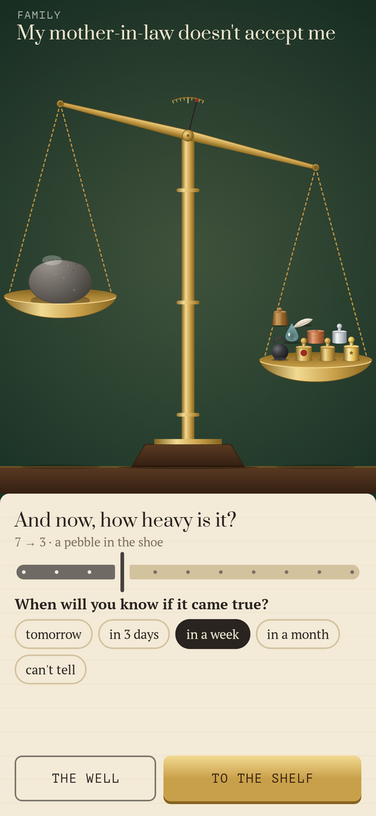 Counterweight: It tips