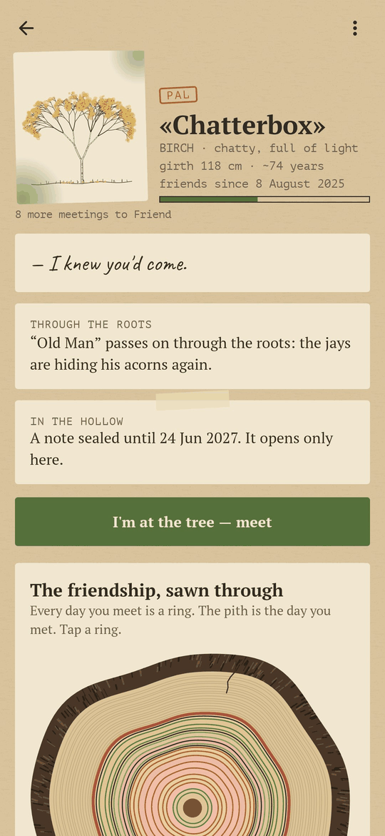 Heartwood: Moss, not guilt