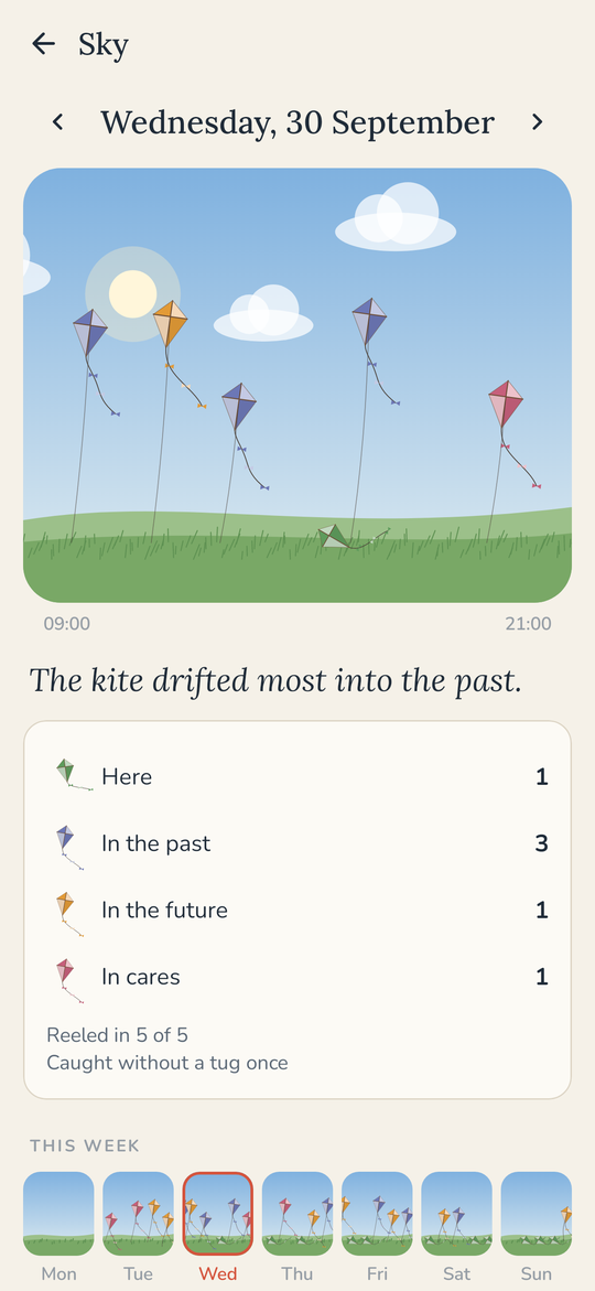 Kite: The day's sky