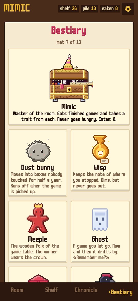 Mimic: Bestiary