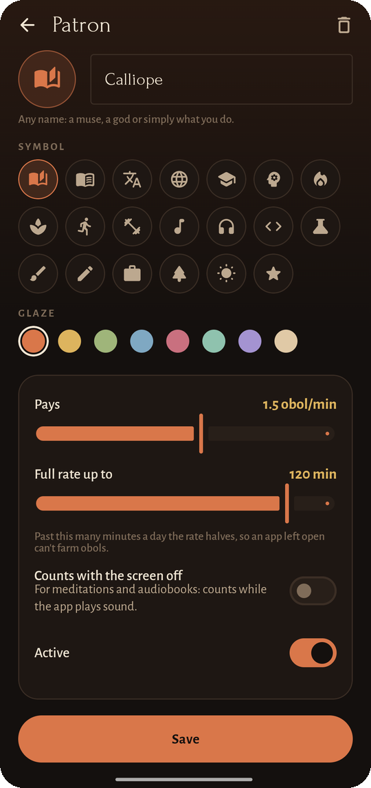Obol: Your own patron