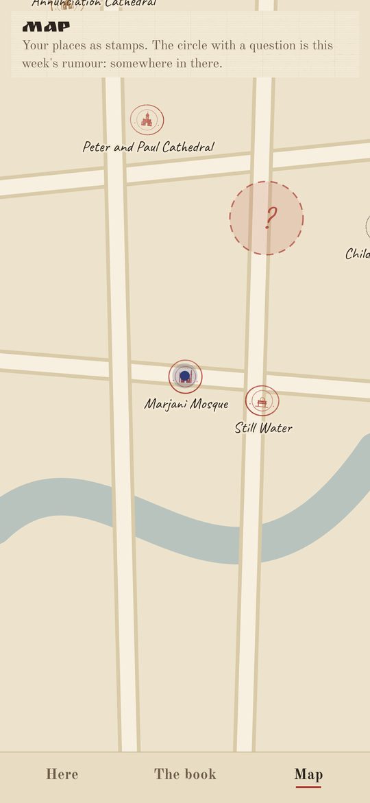 Pilgrim: The map