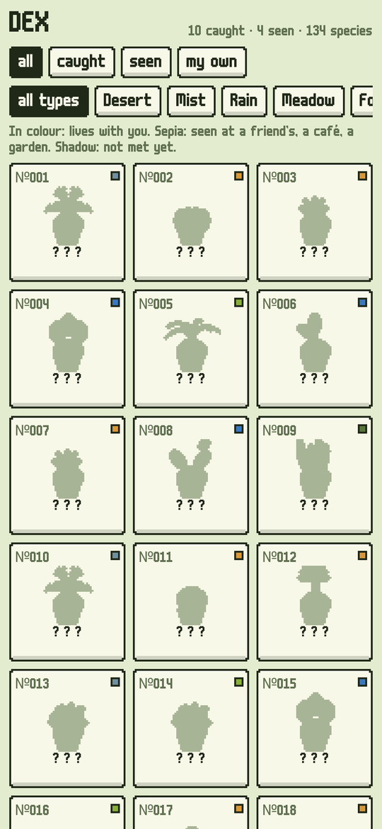 Rootlings: The dex