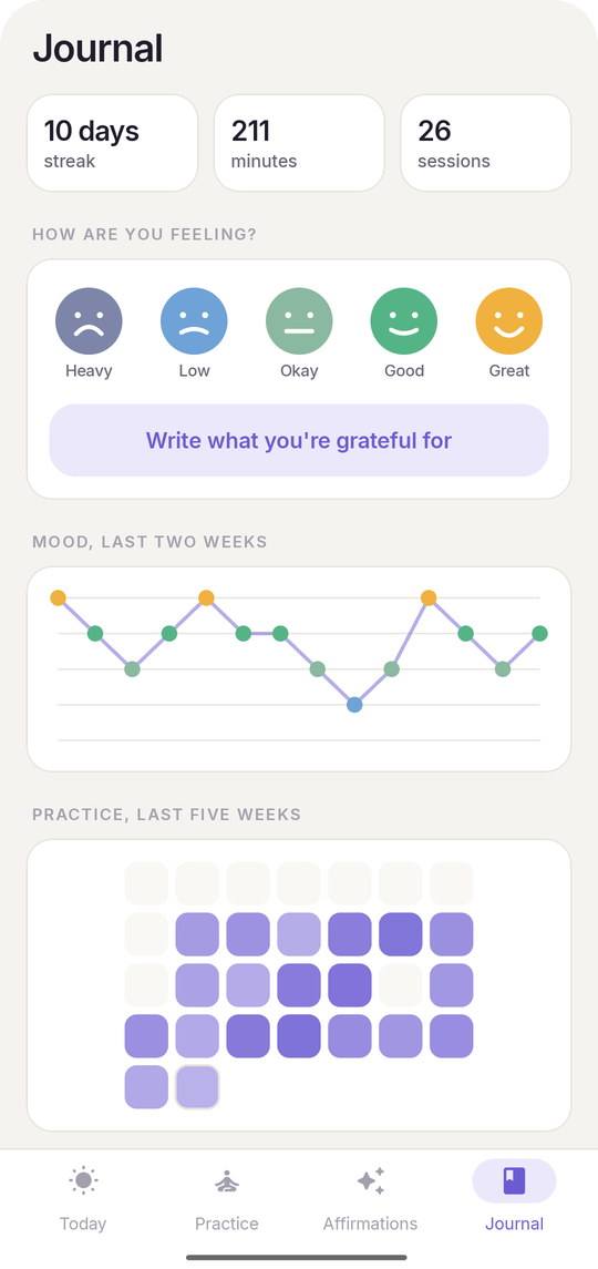 Serene: Journal
