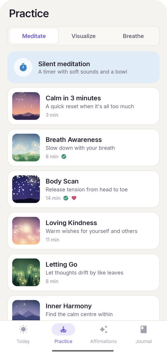Serene: Practice