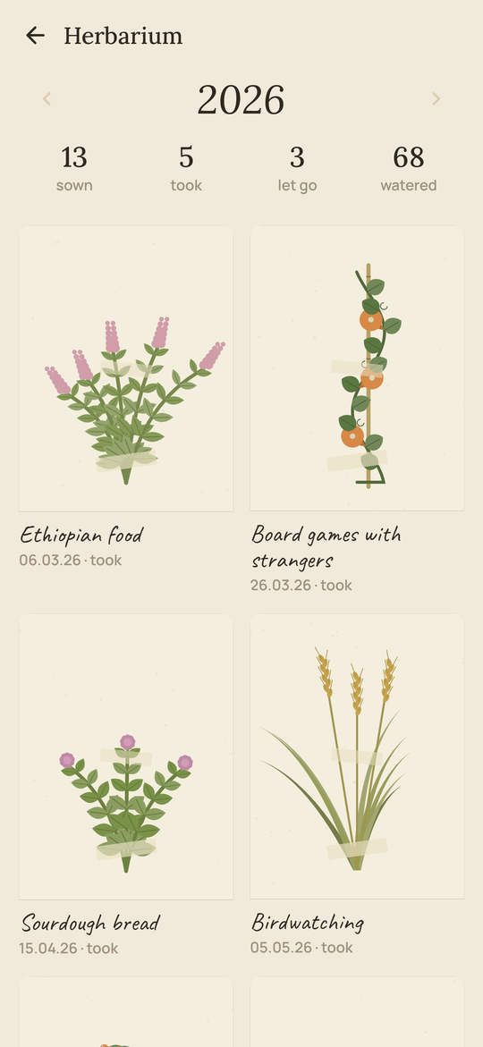 Sill: Herbarium