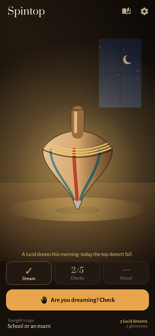 Spintop: After a lucid dream