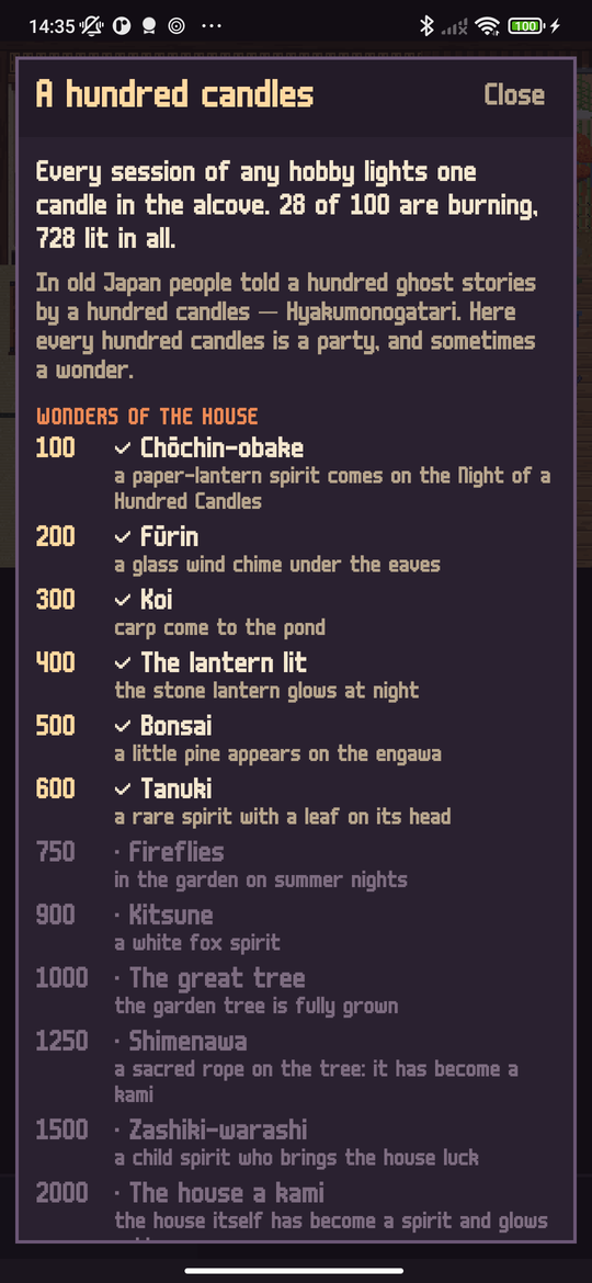Tsukumo: A hundred candles