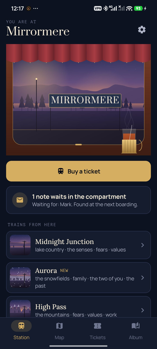 Night Train: The station