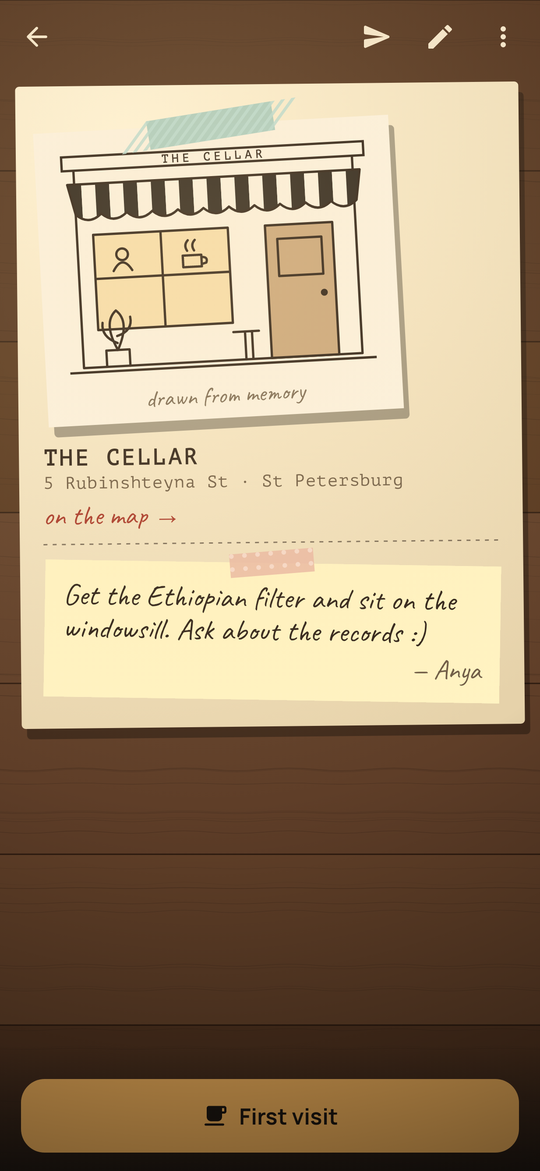 The Usual: Want to go