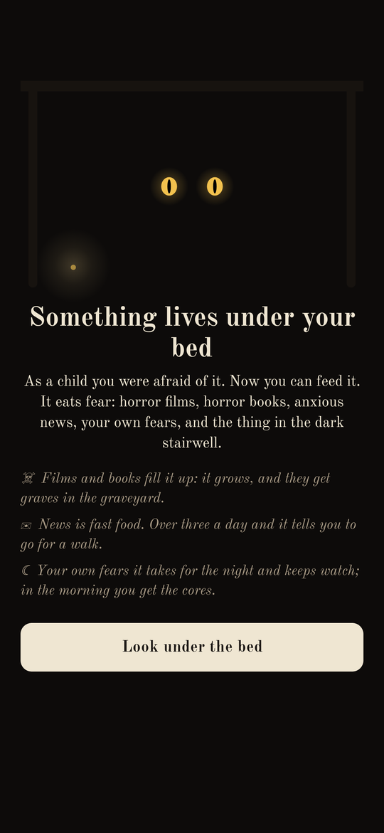 Underbed: Welcome