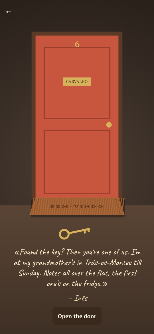 Under the Mat: The door