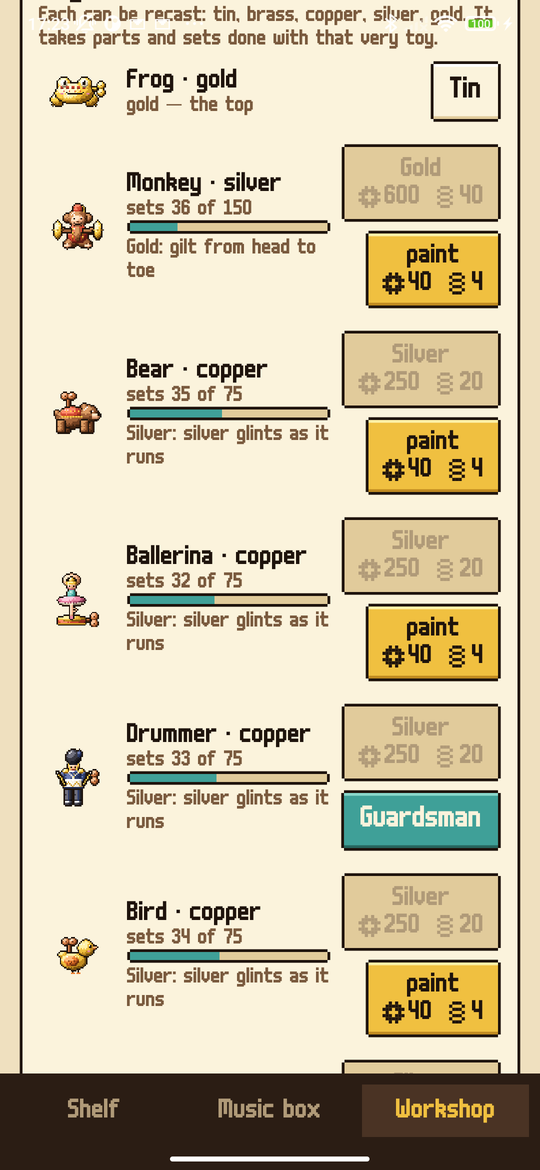 Windup: Tin to gold